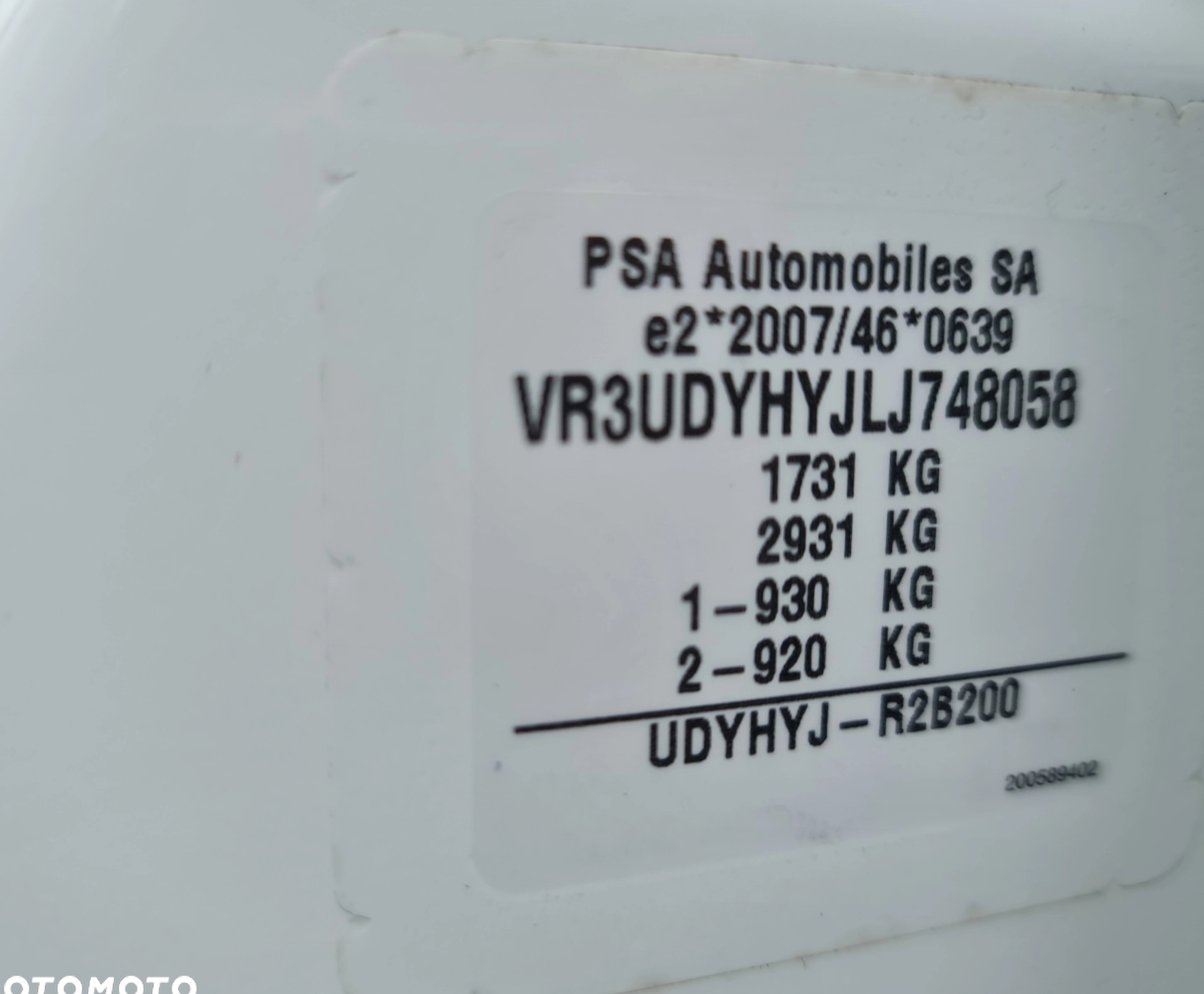 Peugeot 2008 cena 62607 przebieg: 151984, rok produkcji 2020 z Kęty małe 436